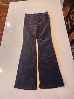 LOFT Black Velvet Jeans